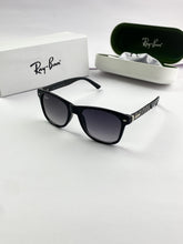RAYBAN BLACK SHADED SUNGLASSES