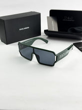 DOLCE & GABBANA GREEN BLACK SUNGLASSES