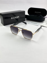 BALMAIN GOLD BLACK SHADED SUNGLASSES