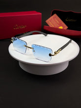 CARTIER BLUE SUNGLASSES