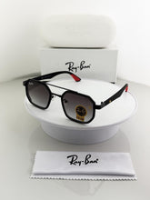 RAYBAN BLACK SHADED SUNGLASSES