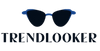 Trendlooker logo with sunglasses icon on a white background