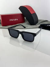 Prada Oversized Black Square Frame Sunglasses