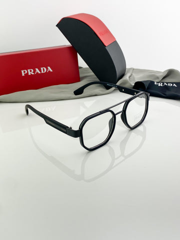 PRADA BLACK PLANO GLASSES
