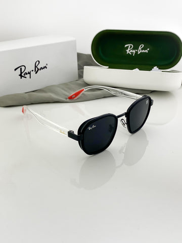 Rayban Ice Black Red 3674