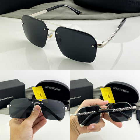 Armani Silver Black 2912