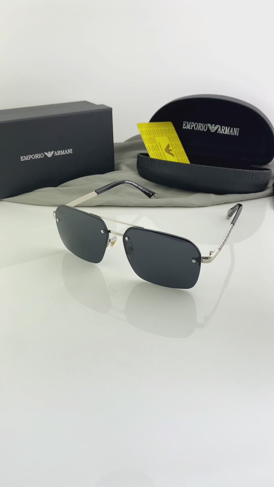 Armani Silver Black 2912